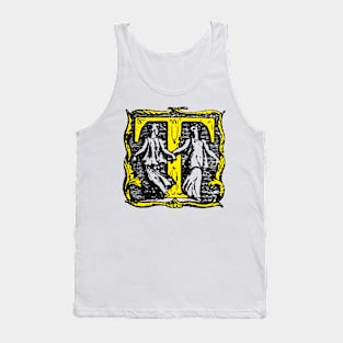 Old T Letter monogram Tank Top